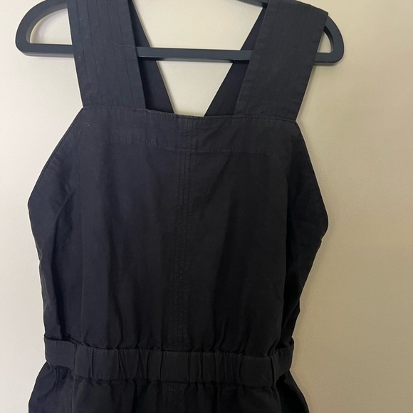 Everlane Fatigue Apron Jumpsuit Black 2 - Picture 8 of 12